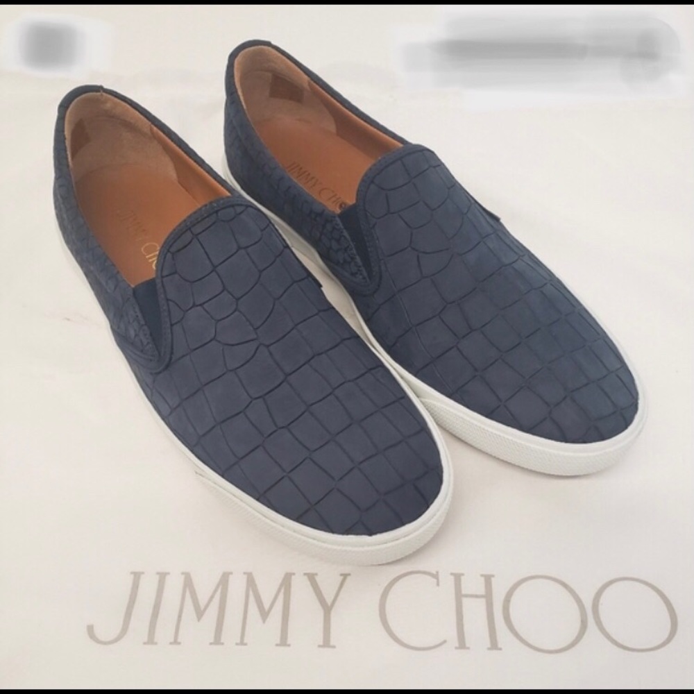 Jimmy Choo Men's Croc Emboss Grove SlipOn …